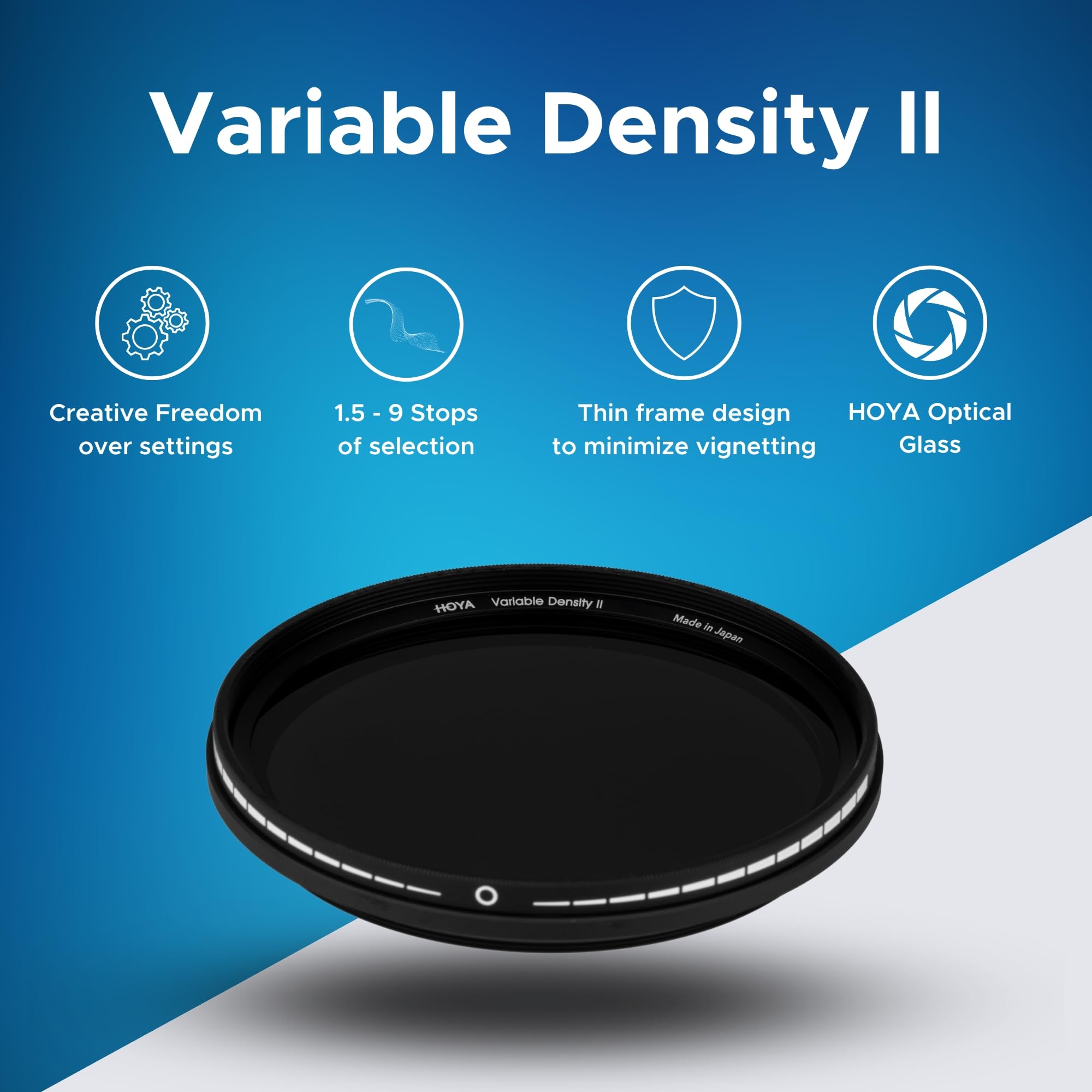 Amazon.com : Hoya 82mm Variable ND Filter II – 1.5 to 9 Stops (ND3